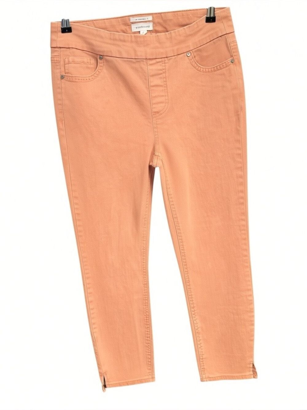 Westbound The High-Rise Fit in Melon Sorbet Skinny Cropped Jeans